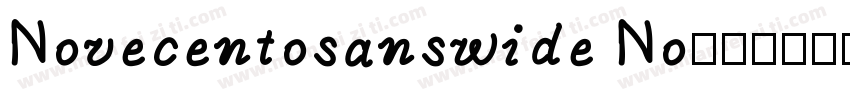 Novecentosanswide No字体转换